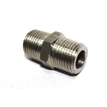 SS NPT Double Nipple Hex Adapter Male Heavy Stainless Steel 316